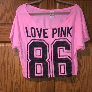 PINK Crop Top
